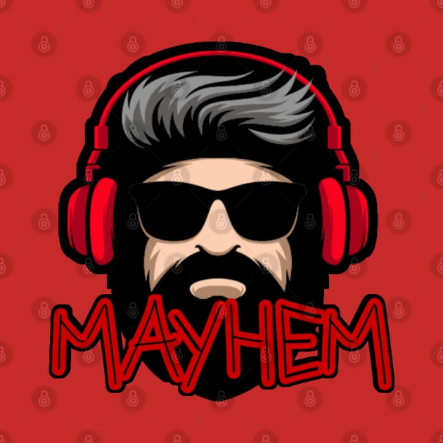 Mayhem logo by Mayhem's Shorts Podcast