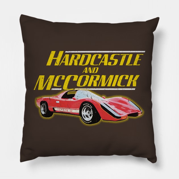 Hardcastle And McCormick Pillow by Tee Arcade