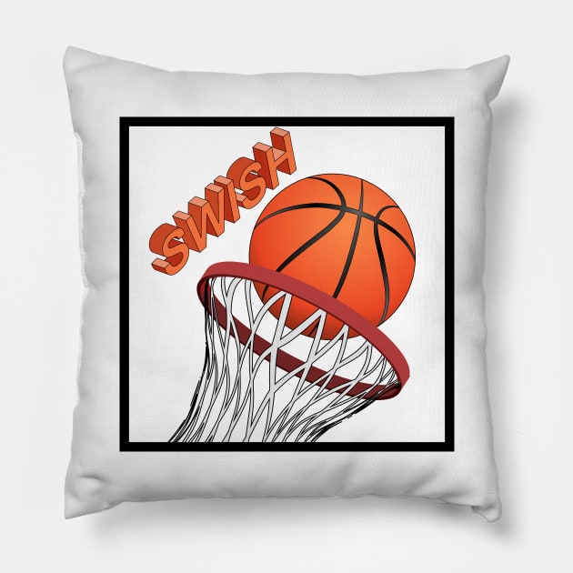 Body Pillow Basketball Swish 