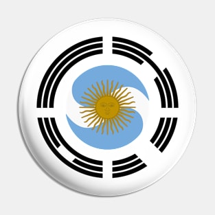 Korea Argentinian Multinational Patriot Flag Series Pin