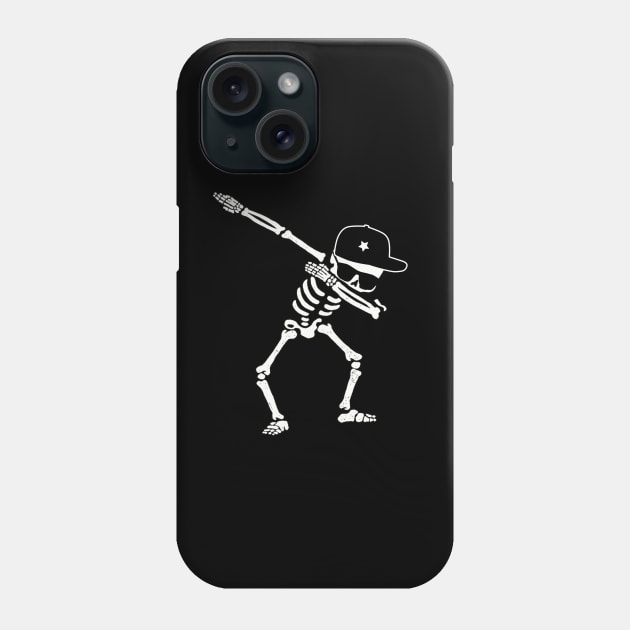 Halloween Skeleton Shirt Dab Hip Hop Skull Shirts Phone Case by igybcrew