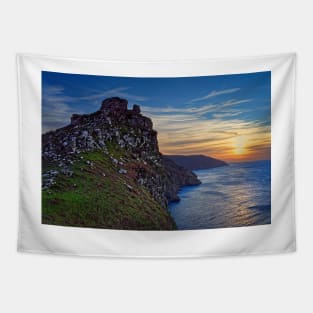 Valley of the Rocks Sunset Tapestry