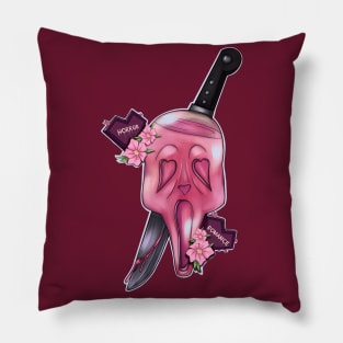 Horror romance potion bottle, book lovers, readers, authors, Pillow