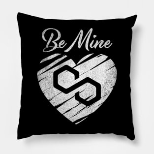 Valentine Be Mine Polygon Matic Coin To The Moon Crypto Token Cryptocurrency Blockchain Wallet Birthday Gift For Men Women Kids Pillow