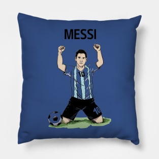 Messi GOAT Pillow