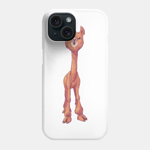 Shaved Alpaca Phone Case by PaulaBS