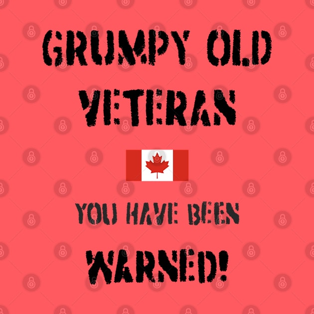 Grumpy Old Veteran (Canada) by BearCaveDesigns