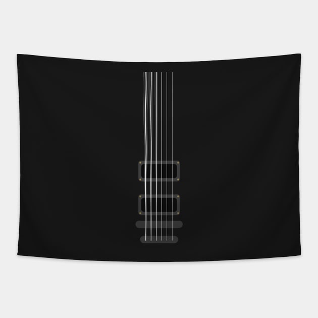 Guitar string vibes with bridge Tapestry by XOXOX