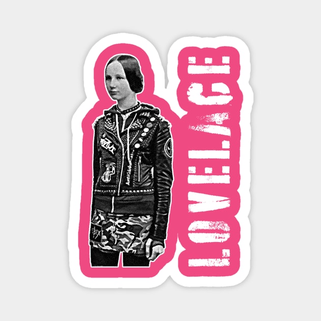 Punk Lovelace Magnet by DavidCentioli