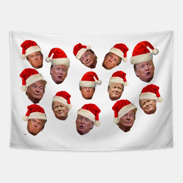 Donald Trump Christmas Tapestry by reesea