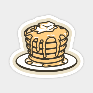 Pancake Stack Syrup and Butter Magnet