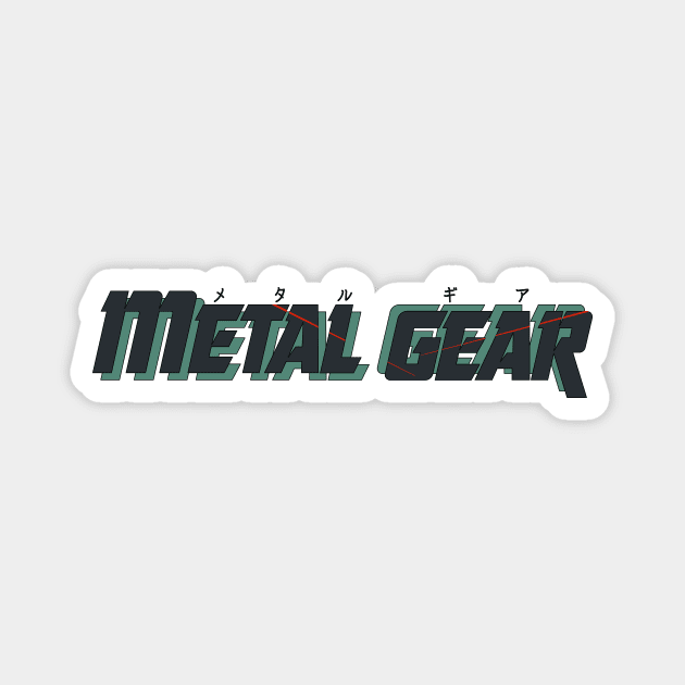 Metal Gear MSX (Green) Magnet by LeeRobson