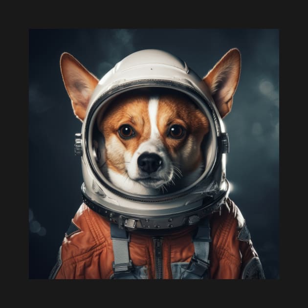 Astro Dog - Basenji by Merchgard