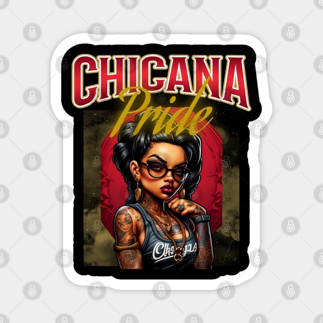 Chicana Pride Magnet by Absinthe Society 