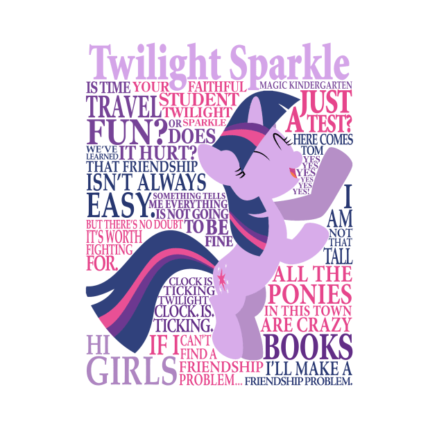 Many Words of Twilight Sparkle by ColeDonnerstag
