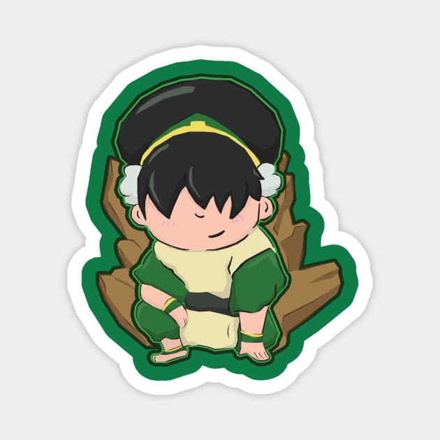 Toph Avatar the Last Airbender Magnet by YipeeKaiYay