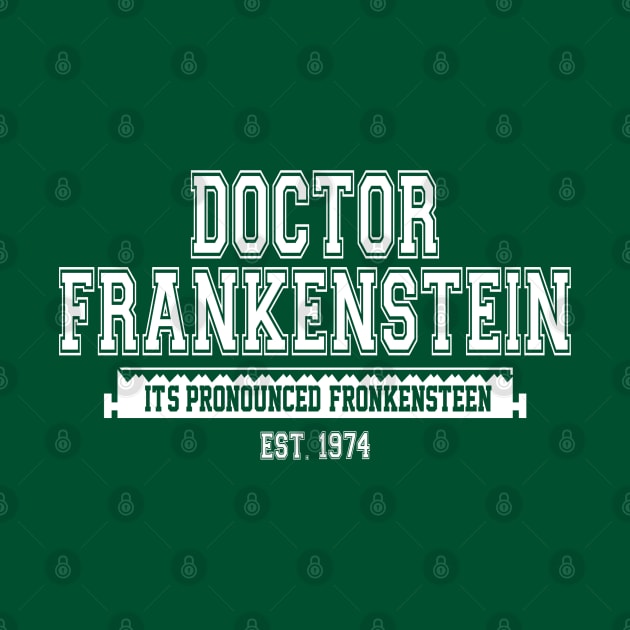 Young Frankenstein College Design by RobotGhost