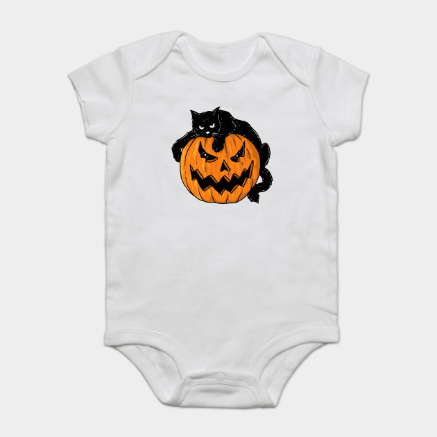 Cat Shirt Jack O Lantern Retro Style Halloween T Shirt Jack O