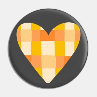 Square Heart Pin