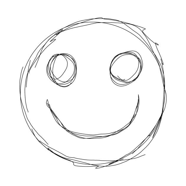 Dark and Gritty Emoji Smiley Face by MacSquiddles
