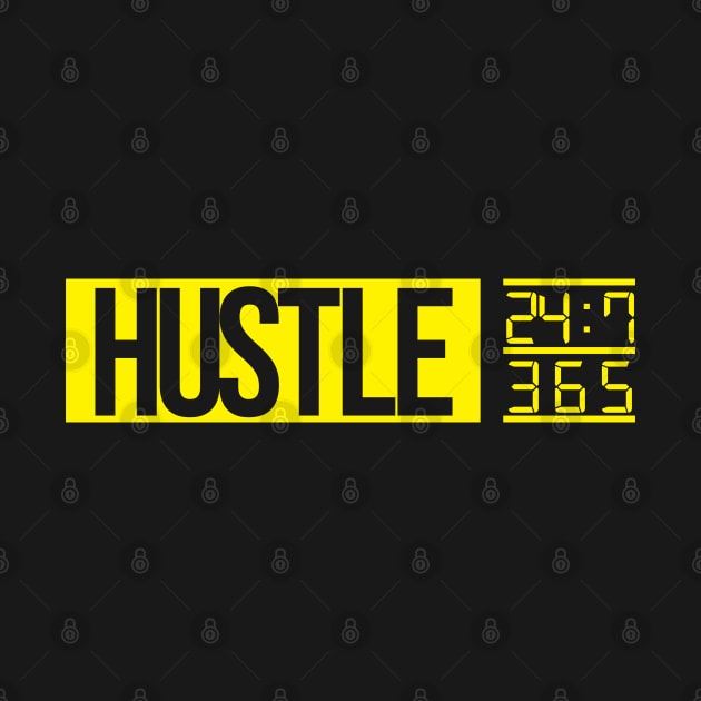 Hustle Time (yellow txt) by artofplo