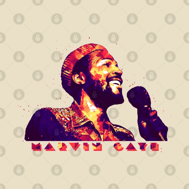 Marvin Gaye - Popart by TheMarineBiologist