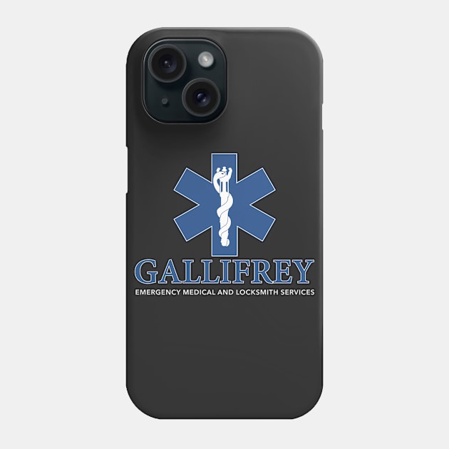 Gallifrey: Emergency Medical and Locksmith Services Phone Case by TheTofuCube