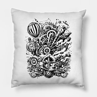 Mechanical Marvels Design Pillow