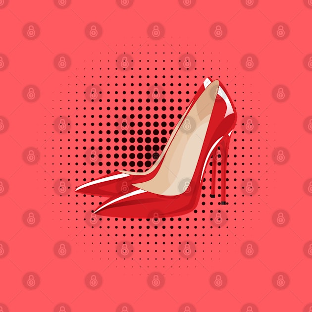 Shoe Addict Killer High Heel Red Pumps by Hixon House