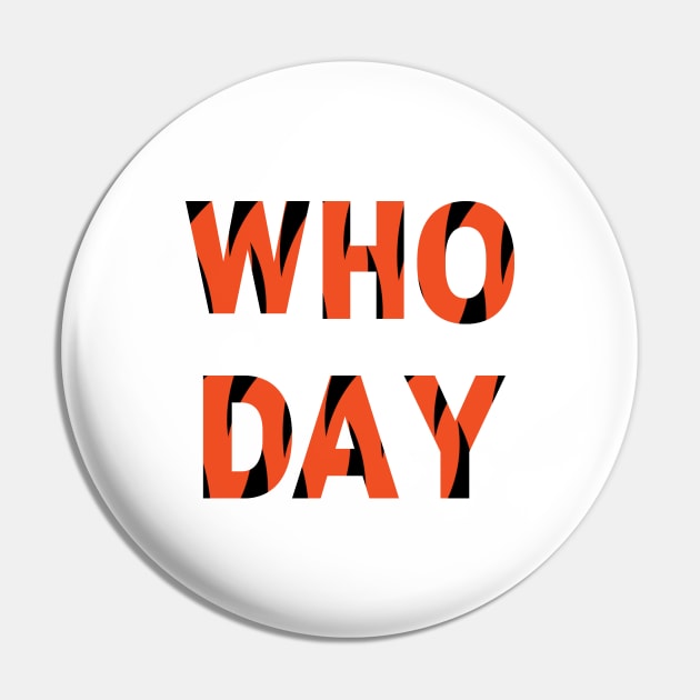 Who Dey Bengals Pin by Pastel Potato Shop