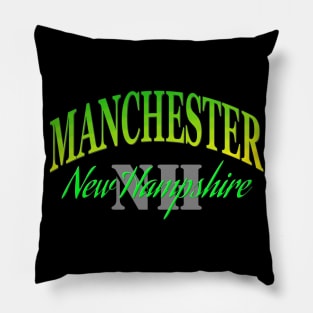 City Pride: Manchester, New Hampshire Pillow