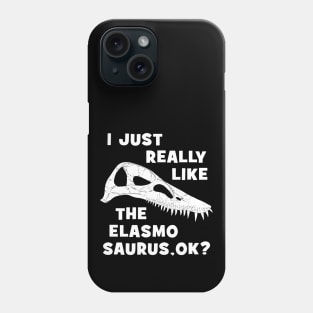 I just really like the Elasmosaurus, ok? Phone Case