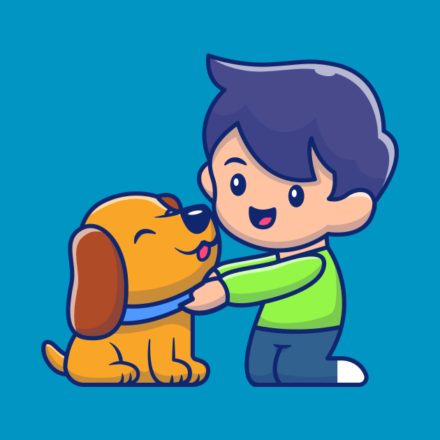 Cute boy with dog by Catalyst Labs