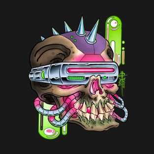 Cyberpunk skull T-Shirt