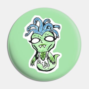 Mini Medusa (mini Greek series 1) Pin