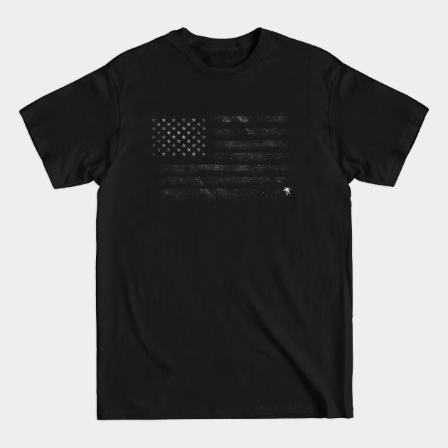 American Flag Space - American Flag - T-Shirt