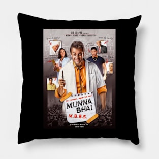 Munna bhai Artwork Pillow