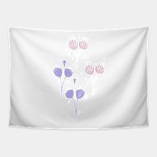 Cozy Candy Flowers Tapestry