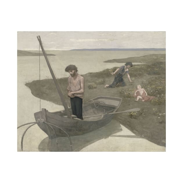 The Poor Fisherman by Pierre Puvis de Chavannes by Classic Art Stall