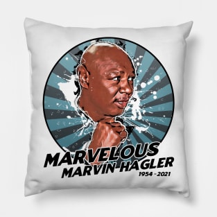 Marvelous Marvin Hagler Pillow