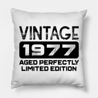 Birthday Gift Vintage 1977 Aged Perfectly Pillow