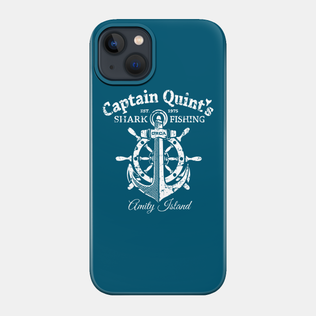 Captain Quint's Shark Fishing - Jaws - Phone Case