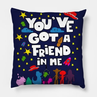 you ve got a friend in me with funny toys Pillow