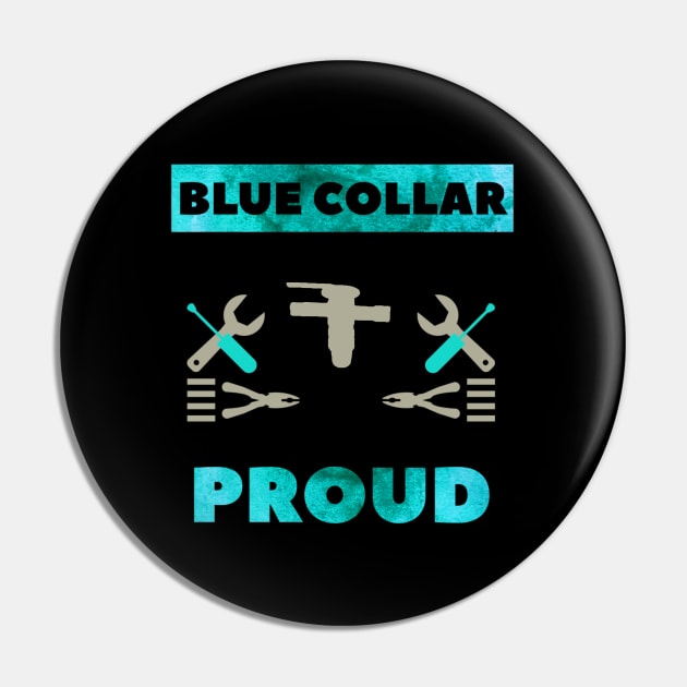 Blue Collar Proud Hvac Txv - Blue Collar - Sticker