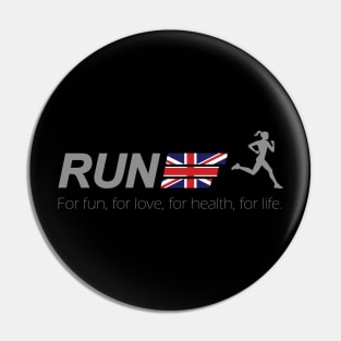 run for life UK Pin