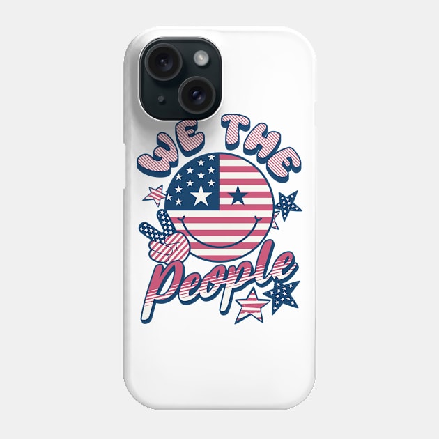 We The People Phone Case by Quotigner