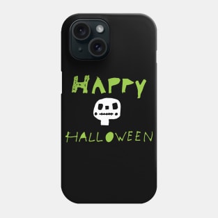 Happy Halloween cute skull Phone Case