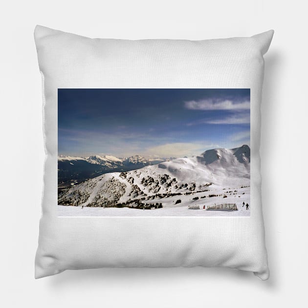 Jasper Canadian Rocky Mountains Alberta Canada Pillow by AndyEvansPhotos