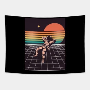 Lounging Astronaut Tapestry