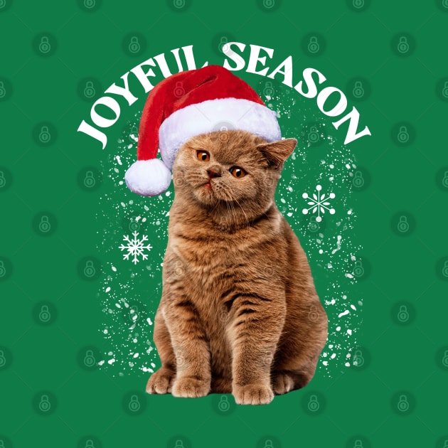 Joyful Christmas cat by MARCHY